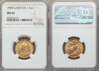 Victoria gold Sovereign 1890 MS62 NGC, KM767, S-3866. AGW 0.2355 oz. 

HID09801242017