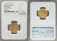 Venice. Ludovico Manin gold Zecchino ND (1789-1797) AU Details (Reverse Cleaned) NGC, KM755, Fr-1455. 21mm, 3.47gm. LVDOV MANIN / DVX / S M VENET St. ...