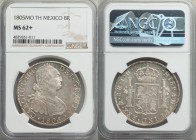 Charles IV 8 Reales 1805 Mo-TH MS62+ NGC, Mexico City mint, KM109. 

HID09801242017