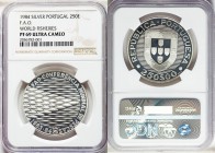 Republic 2-Piece Certified "FAO - World Fisheries" 250 Escudos Set 1984 NGC, KM626a. Certified as PR69 Ultra Cameo and MS67 respectively. Comes with t...