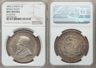 Republic "Single Shaft" 5 Shillings 1892 UNC Details (Cleaned) NGC, KM8.1. Single Shaft variety. 

HID09801242017