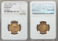 Republic gold "Double Shaft" Pond 1892 AU Details (Cleaned) NGC, KM10.1. 

HID09801242017