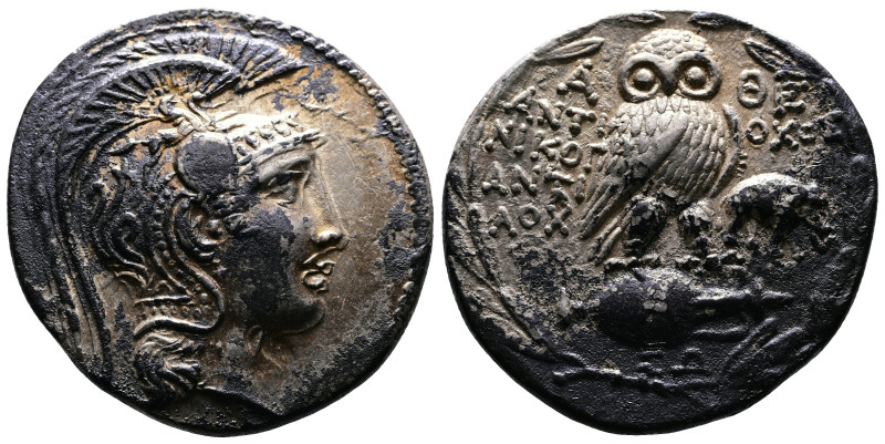 Attica. Athens, 131-130 BC. ‘New Style’ Coinage. AR Tetradrachm (30.1 mm, 16.89 ...