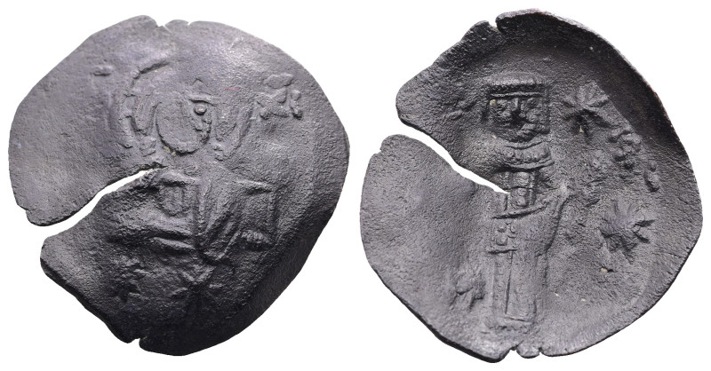 Constantin I Asen, 1257-1277. AE Trachy (23 mm, 1.69 g.). Tarnovo, Facing bust o...