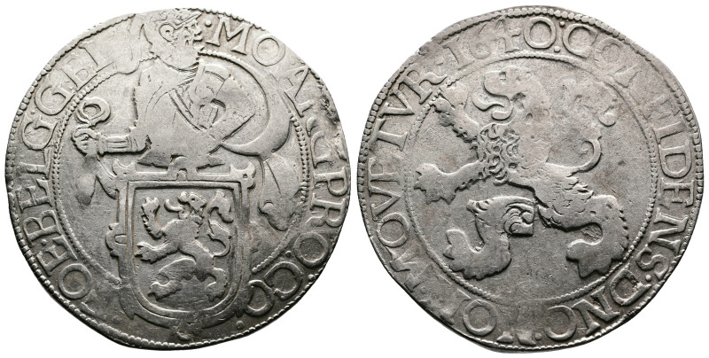 Gelderland, AR Leeuwendaalder (41,5 mm, 26.47 g.). 1640. MO ARG PRO CONFOE BELG ...