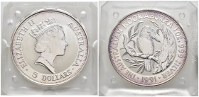 Australia - 5 Dollar Kookaburra 1991 - Ag - KM# 138

SPEDIZIONE IN TUTTO IL MONDO - WORLDWIDE SHIPPING

FDC