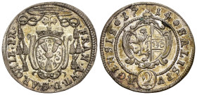Austria - Vescovado di Salisburgo - Francis Anthony of Harrach (1709-1727) - 2 Kreuzer 1714 - tondello curvato - Ag - gr. 1,17 - KM#290

SPEDIZIONE ...