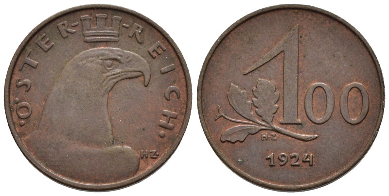Austria - 100 Kroner 1924 - Mint: Vienna - AE - KM#2832

SPEDIZIONE SOLO IN IT...