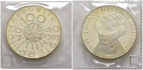 Austria - 100 Schilling 1976 - 175° anniversario della nascita di Johann Nestroy - Ag - KM#2932

SPEDIZIONE IN TUTTO IL MONDO - WORLDWIDE SHIPPING
...