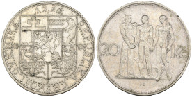 Cecoslovacchia - 20 Korun 1934 - Mint: Kremnica - Ag .700 - KM#17

SPEDIZIONE SOLO IN ITALIA - SHIPPING ONLY IN ITALY

SPL