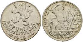 Cecoslovacchia - 100 Korun 1949 - 700° anniversario dei privilegi minerari di Jihlava - Ag .500 - KM#29

SPEDIZIONE SOLO IN ITALIA - SHIPPING ONLY I...