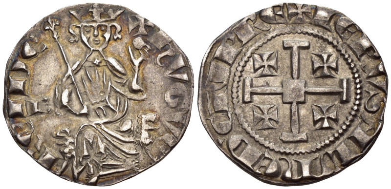 Cipro - Ugo IV di Lusignano (1324-1359) - Grosso - Ag - 4,59 g - Malldy 73

SP...