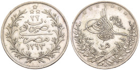 Egitto - Abdul Hamid II (1876-1909) - 10 Qirsh 1293 (1896) W - Mint: Berlino - Ag .833 - KM#295

SPEDIZIONE SOLO IN ITALIA - SHIPPING ONLY IN ITALY...