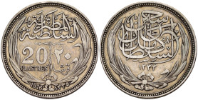 Egitto - Hussein Kamel (1914-1917) - 20 Qirsh/ Piastres 1335 (1916) - Mint: Mumbai/Bombay - Ag .833 - KM#321

SPEDIZIONE SOLO IN ITALIA - SHIPPING O...