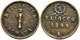 Ancona - Seconda Repubblica Romana (1848-1849) - Baiocco 1849 - Cu - gr. 11,62 - Gigante 2

SPEDIZIONE SOLO IN ITALIA - SHIPPING ONLY IN ITALY

qB...