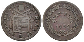 Bologna - Gregorio XVI (1831-1846) - Quattrino 2° Tipo 1839 IX - Cu - Gigante 219

SPEDIZIONE SOLO IN ITALIA - SHIPPING ONLY IN ITALY

BB+