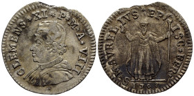 Ferrara - Clemente XI (1700-1721) - Muraiola da 4 Baiocchi 1708 - Ag - gr. 2,85 - RARA - mancanza - Muntoni 240

SPEDIZIONE SOLO IN ITALIA - SHIPPIN...