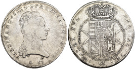 Firenze - Granducato di Toscana - Ferdinando III di Lorena (1791-1824) - Francescone da 10 Paoli del 2° Tipo 1795 - Ag - gr. 27,19 - Gigante 27

SPE...