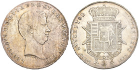 Firenze - Granducato di Toscana - Leopoldo II di Lorena (1824-1859) - Francescone da 10 Paoli del 4° Tipo 1859 - Ag - gr. 27,40 - Gigante 25

SPEDIZ...
