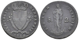 Genova - Repubblica Genovese - 2 Soldi 1814 - R/ PRESIDIUM - MI - gr. 2,19 - Gigante 4a

SPEDIZIONE SOLO IN ITALIA - SHIPPING ONLY IN ITALY

BB+