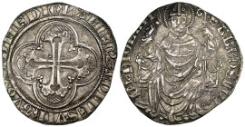 Milano - Gian Galeazzo Visconti (1378-1402) - I Duca di Milano (1395-1402) - Grosso di nuovo stampo, poi Pegione (Tipo con Croce) - Varietà con croce ...