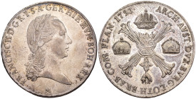 Milano - Francesco II (1792-1795) - Crocione 1793 Milano - Ag - gr. 29,19

SPEDIZIONE SOLO IN ITALIA - SHIPPING ONLY IN ITALY

SPL