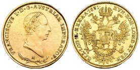 Milano - Regno Lombardo-Veneto - Francesco I d'Asburgo (Franz I&II) (1815-1835) - Monetazione italiana postuma per l'Impero Austriaco - Sovrana 1° Tip...
