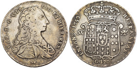Napoli - Carlo di Borbone (1734-1759) - Piastra da 120 Grana del 4° Tipo 1753 - senza graffi di conio - Ag - Gigante 31

SPEDIZIONE SOLO IN ITALIA -...