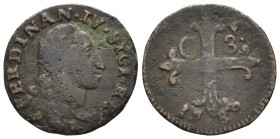 Napoli - Ferdinando IV di Borbone (1759-1816) - Mezzo Tornese 1789 - 1,37 g

SPEDIZIONE SOLO IN ITALIA - SHIPPING ONLY IN ITALY

MB+