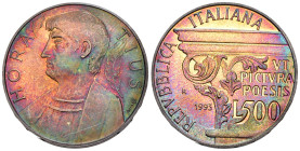 500 Lire Anno Oraziano 1993 - Ag - bellissima patina multicolore iridescente - Gigante 455

SPEDIZIONE IN TUTTO IL MONDO - WORLDWIDE SHIPPING

FDC