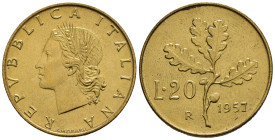 20 Lire Ramo di Quercia 1957 "7 Gambo Largo"  - Ba - Gigante 192a

SPEDIZIONE IN TUTTO IL MONDO - WORLDWIDE SHIPPING

FDC