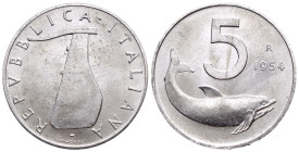 5 Lire Delfino 1954 - D/ Firma distante dal bordo - It - Gigante 285a

SPEDIZIONE SOLO IN ITALIA - SHIPPING ONLY IN ITALY

SPL+