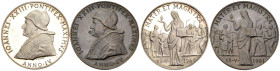 Giovanni XXIII (1958-1963) - Lotto di 2 Medaglie 1961 Anno IV - Mater et Magistra - AE e Ag - 44mm

SPEDIZIONE IN TUTTO IL MONDO - WORLDWIDE SHIPPIN...