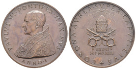 Paolo VI (1963-1978) - Medaglia anno I - AE - 31,70 g; Ø 44 mm - in cofanetto originale

SPEDIZIONE IN TUTTO IL MONDO - WORLDWIDE SHIPPING