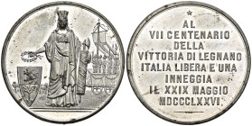 Regno d'Italia - Umberto I (1878-1900) - Medaglia 1876 - VII Centenario della Vittoria di Legnano - 47 mm

SPEDIZIONE SOLO IN ITALIA - SHIPPING ONLY...