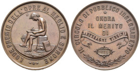 Milano - Medaglia 1889 - Circolo di Pubblico Insegnamento di Milano - AE - gr. 29,40 - 44 mm

SPEDIZIONE SOLO IN ITALIA - SHIPPING ONLY IN ITALY

...