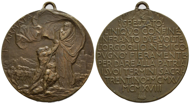 Militare - Medaglia 1918 - 1° Armata - AE - 35mm - con appiccagnolo

SPEDIZION...