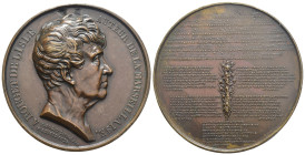 Medaglia - Rouget de Lisle - Compositore della Marsigliese 1760/1836 - 1833 - Opus. Rogat/P.J. David - Ae - gr. 67,77; Ø mm 51

SPEDIZIONE SOLO IN I...