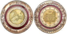 Germania - 2 Euro 2017 D (Monaco) - Commemorativi per il 15° anniversario della moneta Euro - Bimetallico - La moneta viene fornita con un anello comm...