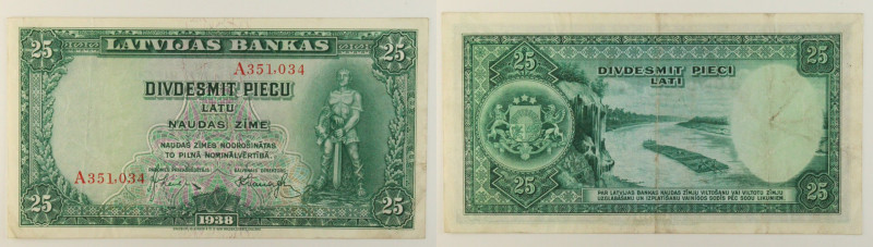 Lettonia - banconota 25 Latu 1938 - P#21

SPEDIZIONE SOLO IN ITALIA - SHIPPING...