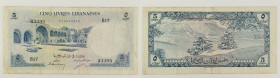 Libano - banconota 5 Livres ND (1952-1964) - P#56

SPEDIZIONE SOLO IN ITALIA - SHIPPING ONLY IN ITALY

VF