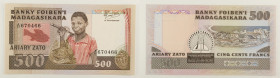 Madagascar - banconota 500 Francs/100 Ariary ND (1983-1988) - P#67

SPEDIZIONE IN TUTTO IL MONDO - WORLDWIDE SHIPPING

UNC