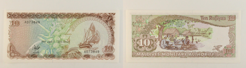 Maldive - banconota 10 Rufiyaa 1404 (1984) - P#11

SPEDIZIONE IN TUTTO IL MOND...