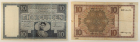Olanda - banconota 10 Gulden 1931 - prefisso seriale ripetuto ai margini in basso a sinistra e in alto a destra sul retro - P#43c(1)

SPEDIZIONE SOL...