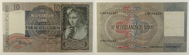 Olanda - banconota 10 Gulden 1941 - P#56

SPEDIZIONE SOLO IN ITALIA - SHIPPING...