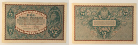 Polonia - banconota 1/2 Marek 1920 - P#30

SPEDIZIONE SOLO IN ITALIA - SHIPPING ONLY IN ITALY

c EF