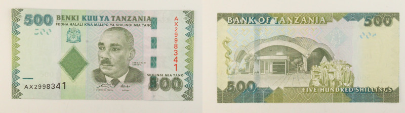 Tanzania - banconota 500 Shillings 2010 - P#40

SPEDIZIONE IN TUTTO IL MONDO -...