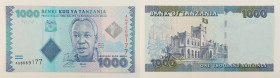 Tanzania - banconota 1000 Shillings ND (2010-2019) - P#41

SPEDIZIONE IN TUTTO IL MONDO - WORLDWIDE SHIPPING

UNC
