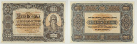 Ungheria - banconota 1000 Korona 1920 - P#66

SPEDIZIONE SOLO IN ITALIA - SHIPPING ONLY IN ITALY

VF