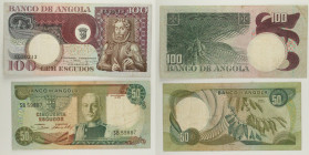 Angola - Lotto di 2 banconote: 100 Escudos 1973 P#106 - 50 Escudos 1972 P#100

SPEDIZIONE IN TUTTO IL MONDO - WORLDWIDE SHIPPING

VF